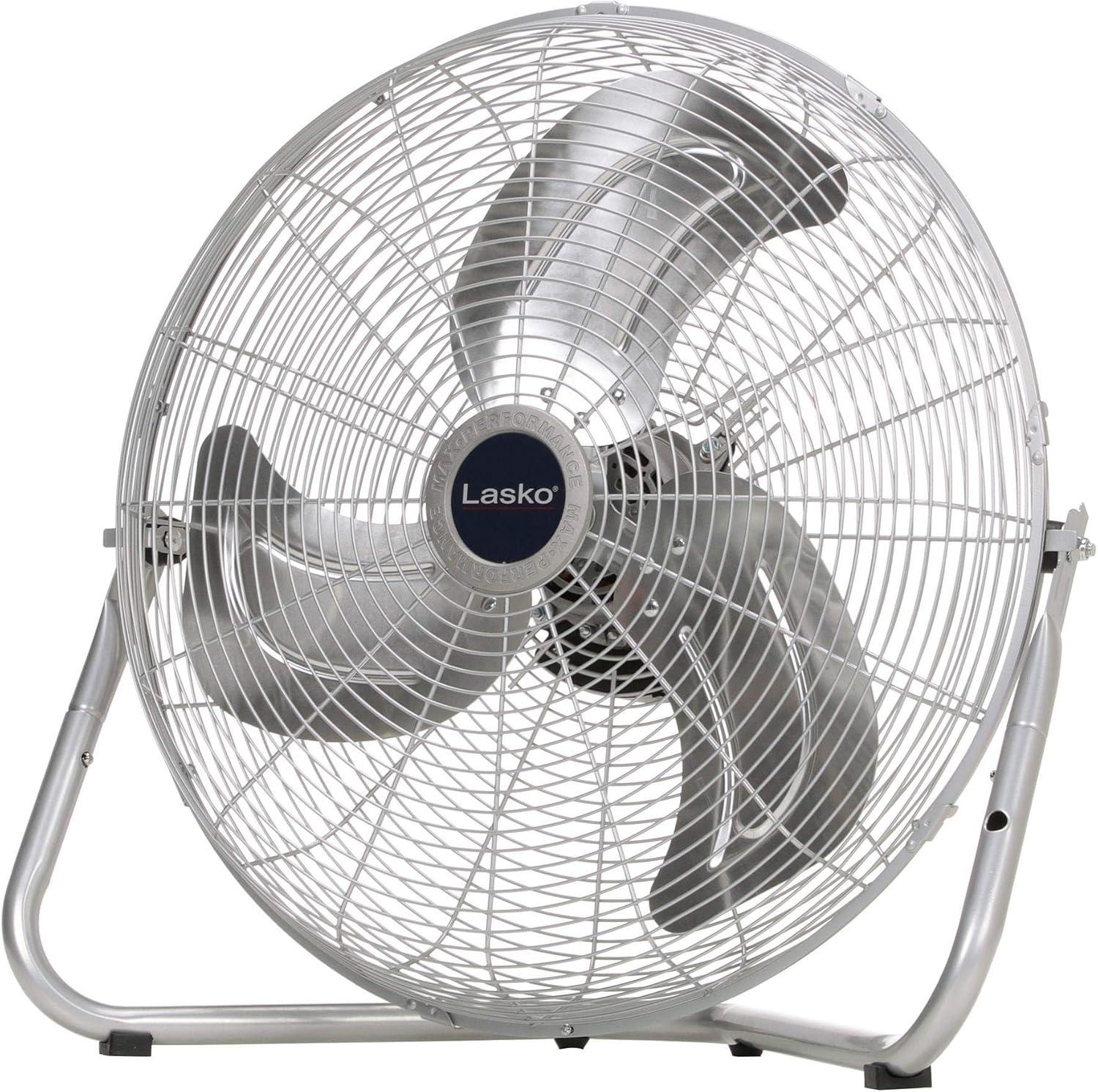 image:imageLasko 20 Silver High Velocity Wall Mount Fan with Pivoting Head 3 Speeds Ideal Wall Mount Fan or Floor Fan for Home Garage Attic 2265QMSilver 2265qm
