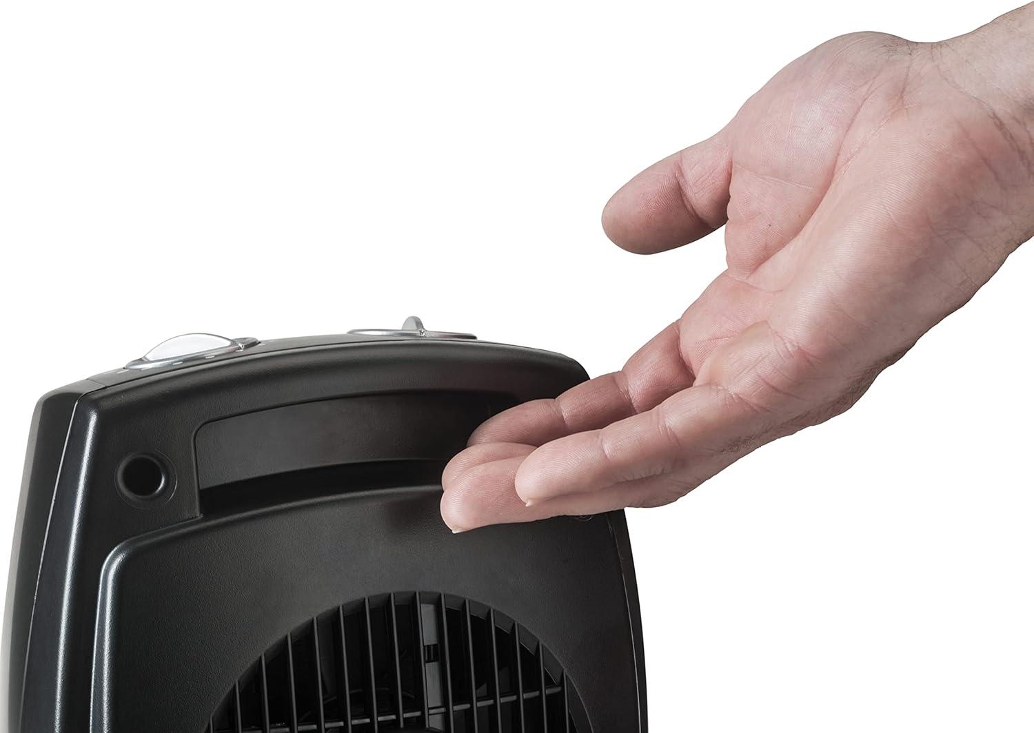 image:imageLasko CD09250 Ceramic Adjustable Thermostat Tabletop or UnderDesk Heater 9 Inches High Black9 Inches High