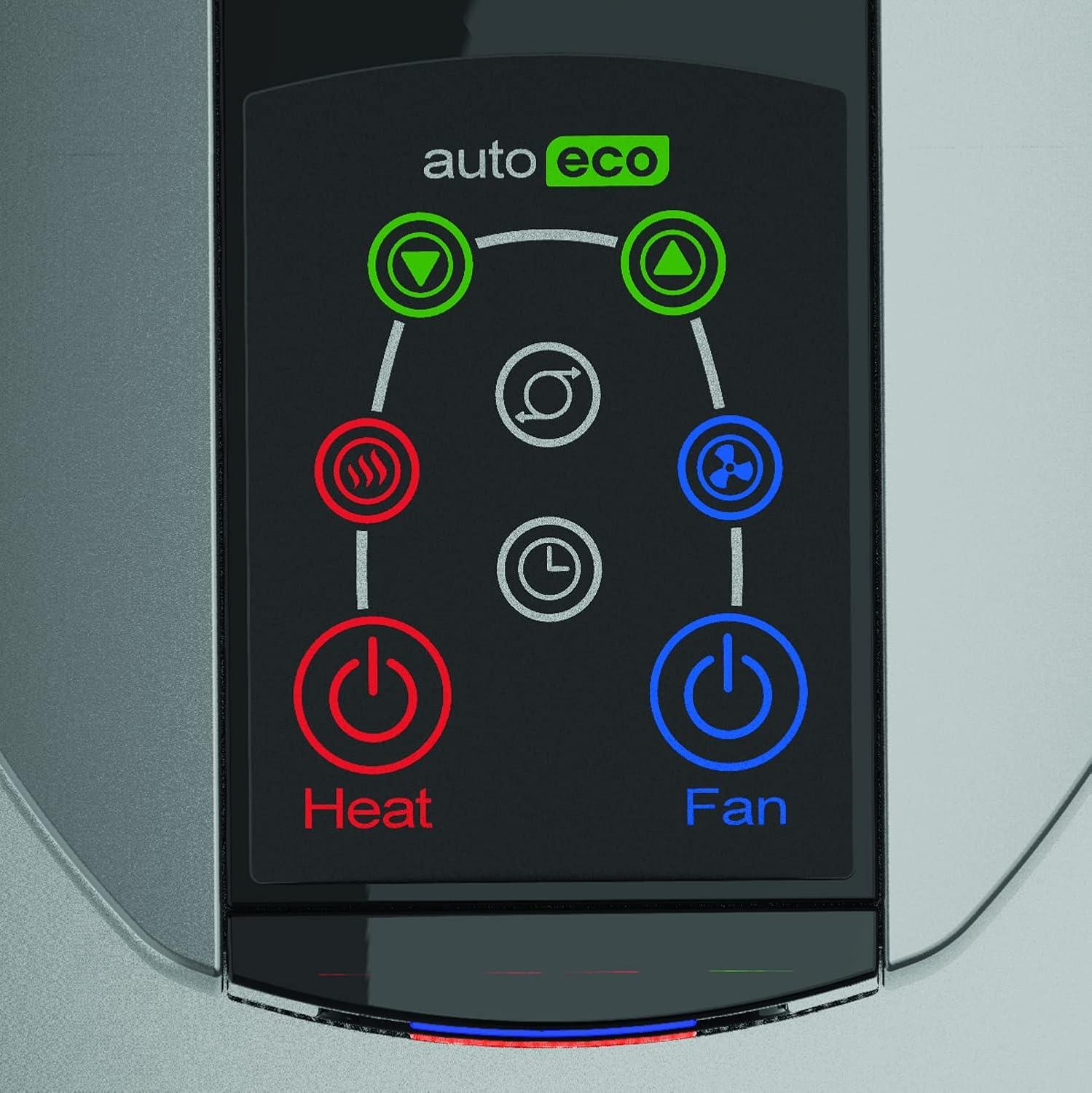 image:imageLasko Oscillating All Season Tower Fan and Space Heater in One for Home with Adjustable Thermostat Overheat Protection 4 Fan Speeds 3 Heat Settings and Remote 42 Inches 1500W White FH500Gray