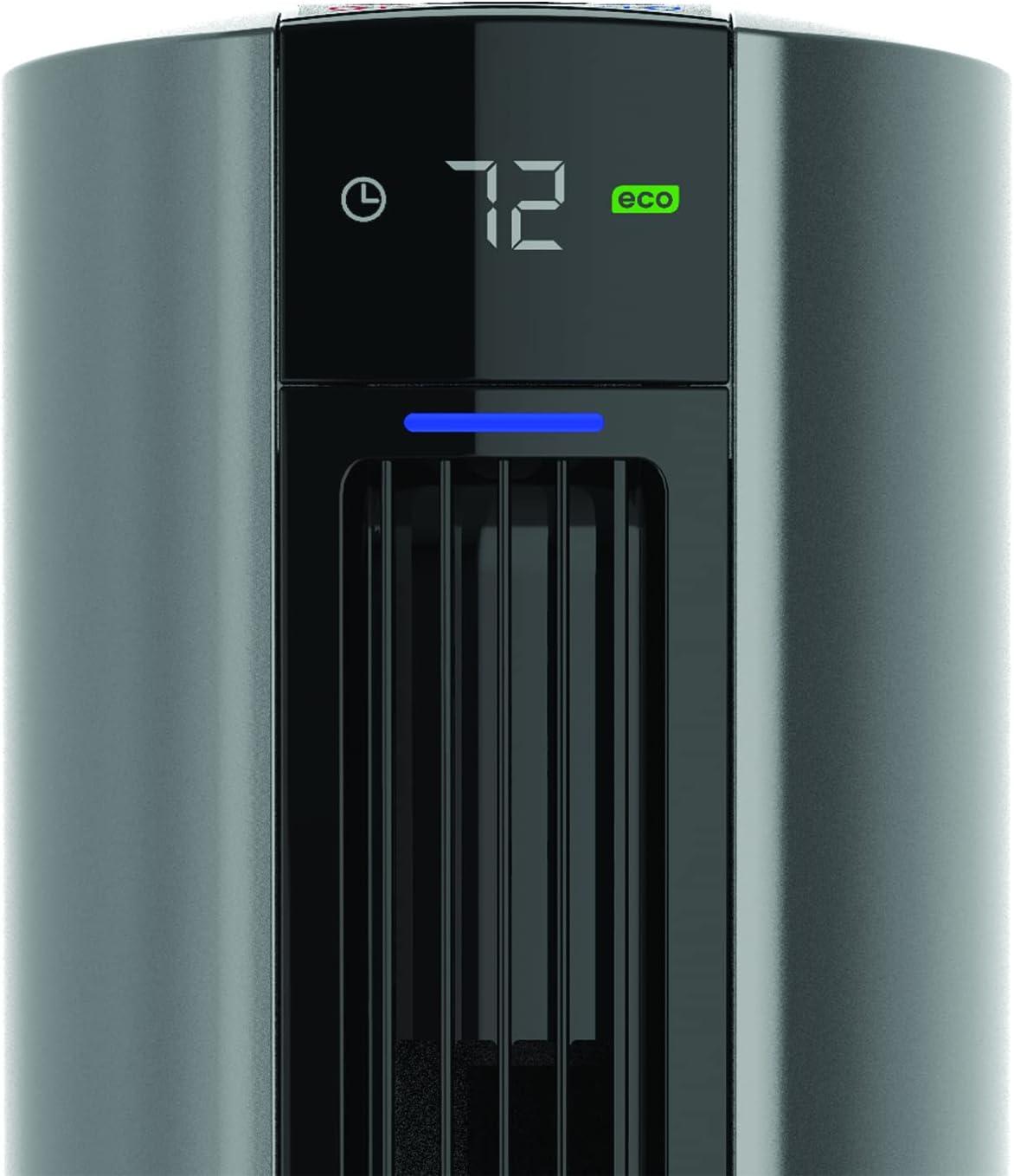 image:imageLasko Oscillating All Season Tower Fan and Space Heater in One for Home with Adjustable Thermostat Overheat Protection 4 Fan Speeds 3 Heat Settings and Remote 42 Inches 1500W White FH500Gray
