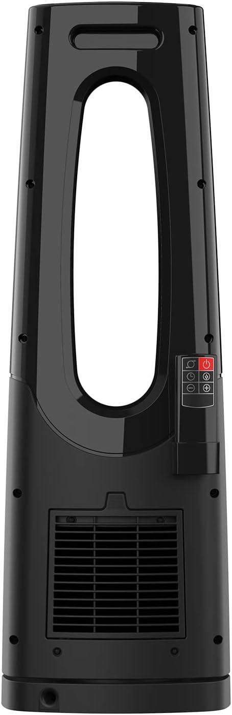 image:imageLasko Oscillating Bladeless Ceramic Tower Space Heater for Home with Enhanced Safety Adjustable Thermostat Timer and Remote Control 3805 x 919 x 70 Black 1500W CW210