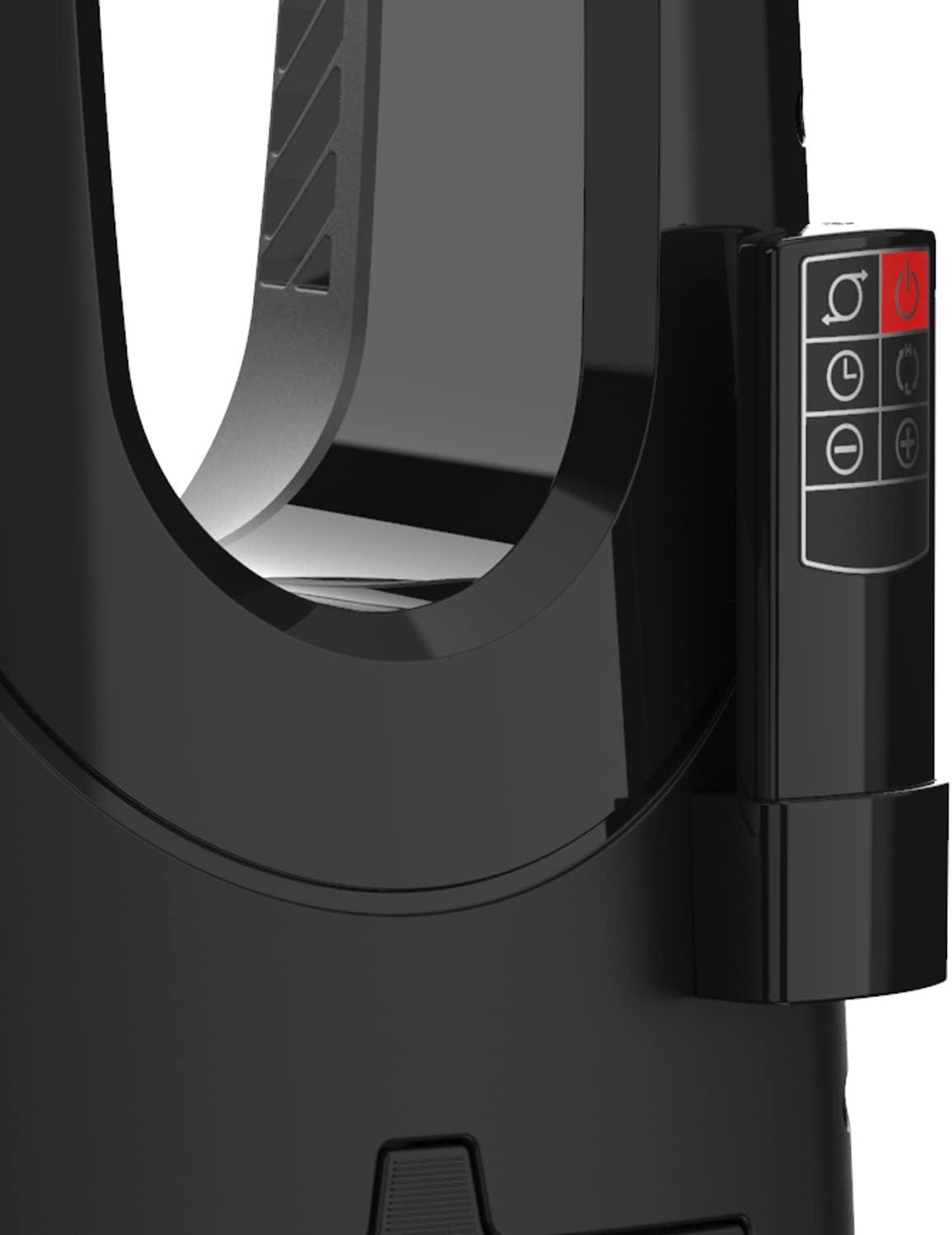 image:imageLasko Oscillating Bladeless Ceramic Tower Space Heater for Home with Enhanced Safety Adjustable Thermostat Timer and Remote Control 3805 x 919 x 70 Black 1500W CW210