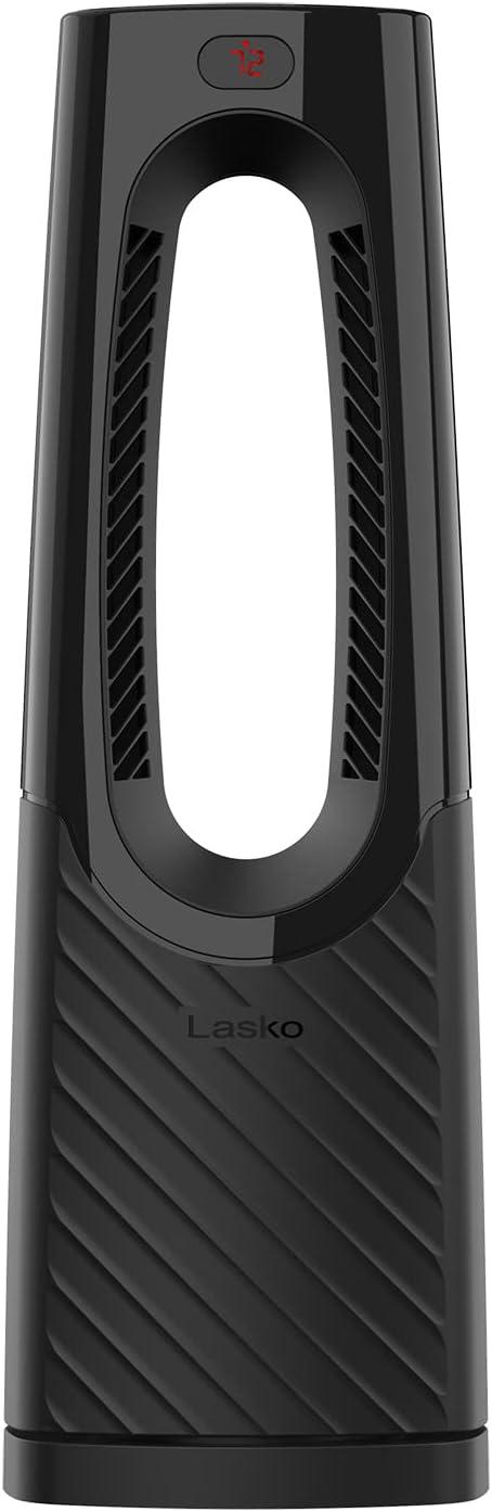 image:imageLasko Oscillating Bladeless Ceramic Tower Space Heater for Home with Enhanced Safety Adjustable Thermostat Timer and Remote Control 3805 x 919 x 70 Black 1500W CW210