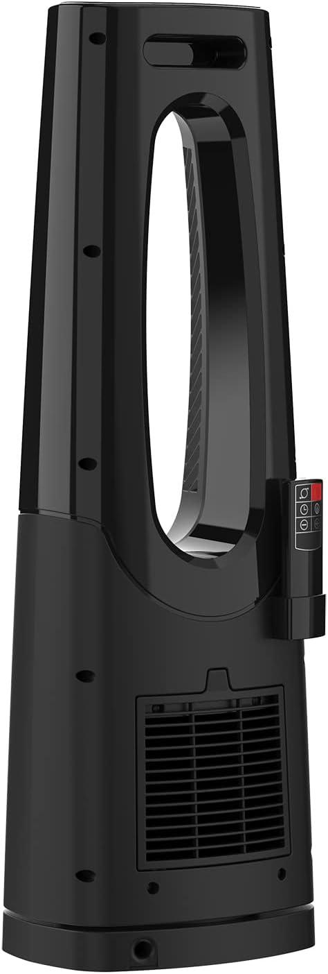 image:imageLasko Oscillating Bladeless Ceramic Tower Space Heater for Home with Enhanced Safety Adjustable Thermostat Timer and Remote Control 3805 x 919 x 70 Black 1500W CW210