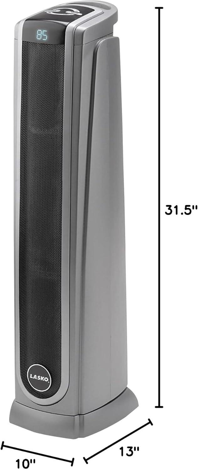 image:imageLasko Oscillating Digital Ceramic Tower Heater for Large Rooms with Adjustable Thermostat Timer and Remote Control 29 Inches 1500W Black 5586Black 5572