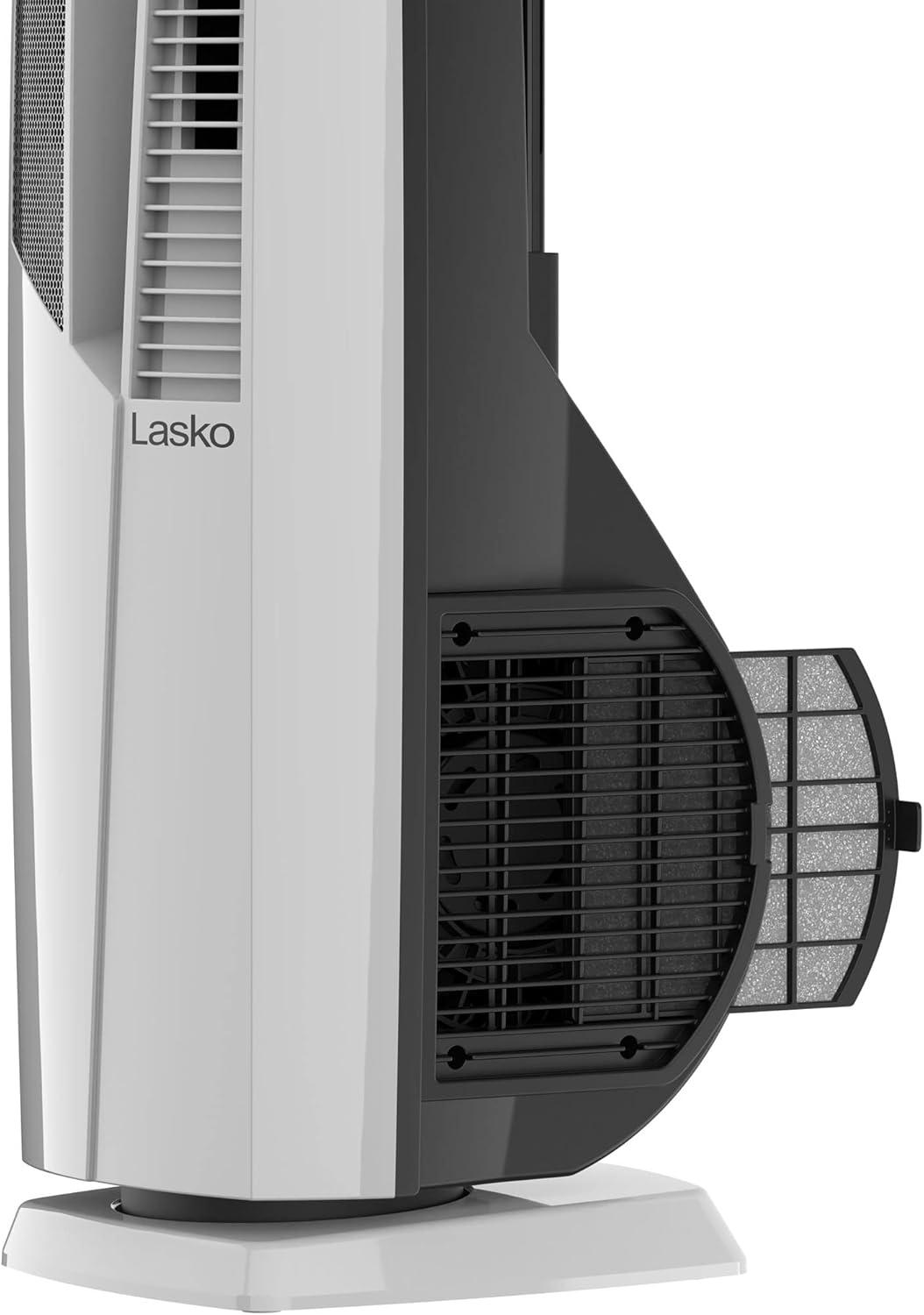 image:imageLasko Oscillating Hybrid Fan and Space Heater for Home All Season High Velocity Hybrid with TipOver Switch Remote Control Timer and Thermostat 375 Inches White 1500W FHV820Heater