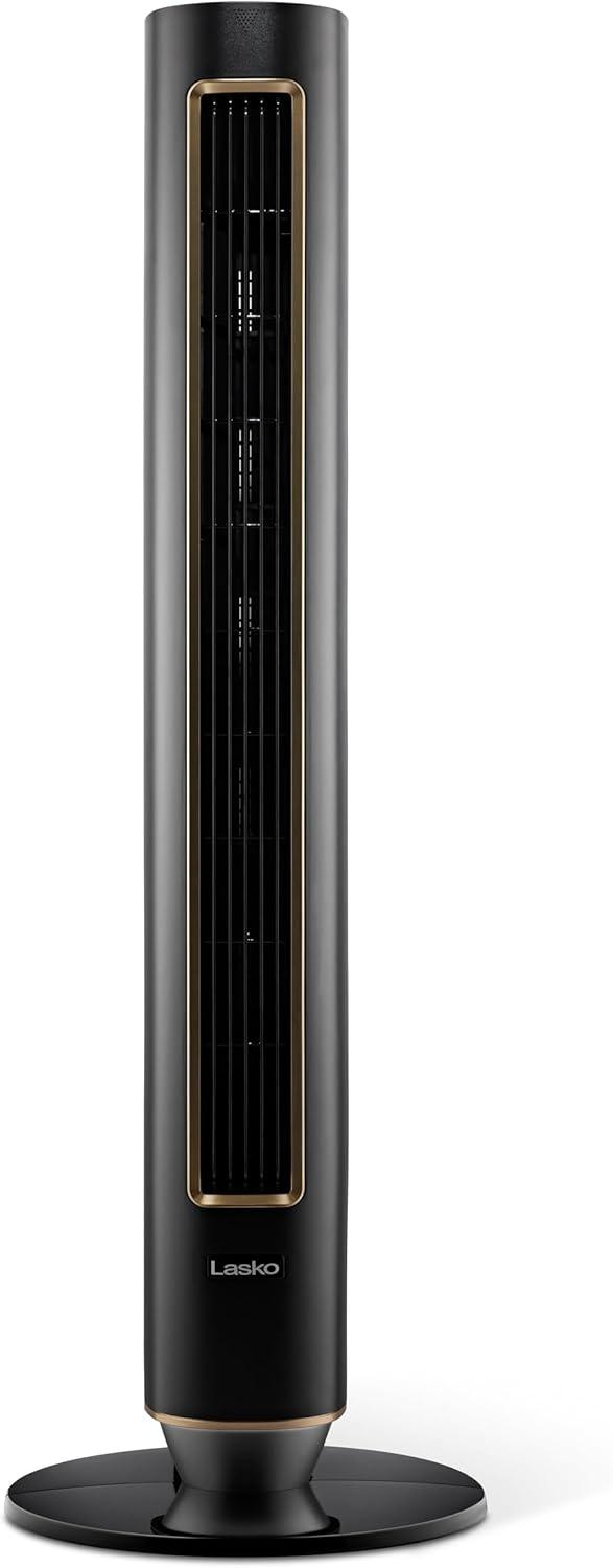 image:imageLasko Pinnacle 40 Tower Fans for Home 32 fts Airflow Quiet 24dB 90 Oscillation Standing Fan for Bedroom with 24 Hour Timer DC Motor Air Filter for Hair amp Dust Night Light Remote DST100