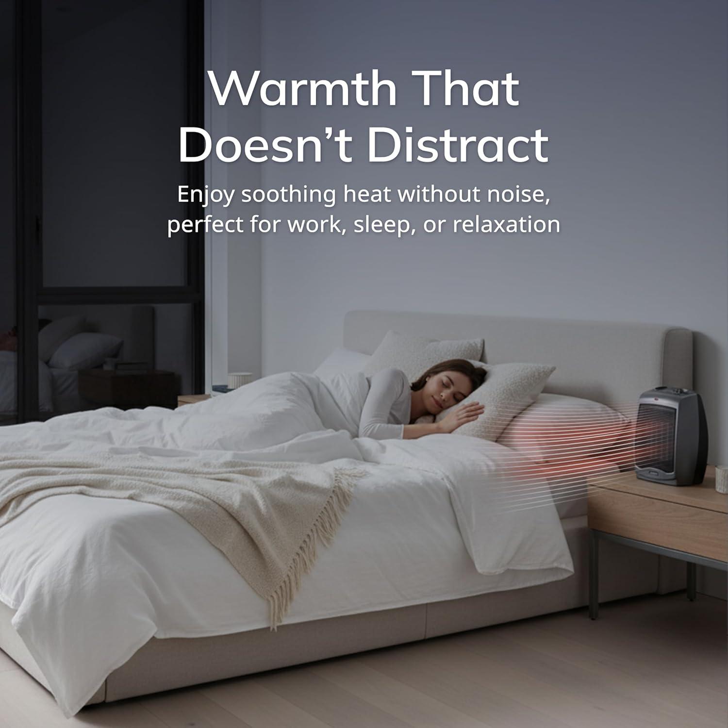 image:imageLasko Portable Indoor Electric Ceramic Space Heater with TipOver Safety Switch Overheat Protection and Thermostat 2 Speeds Safe for Home 92 Inches Dark Gray 1500W 75420192 Inches With TipOver Switch