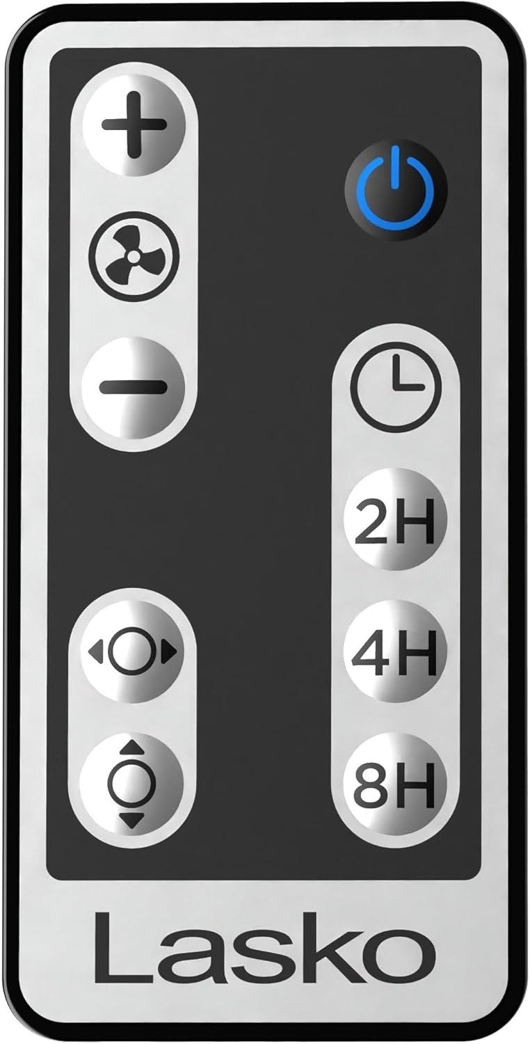 image:imageLasko Whirlwind Orbital Motion Air Circulator Table Fan 3 Speeds Timer Dark Mode Remote Control for Small and Medium Sized Rooms White A12557