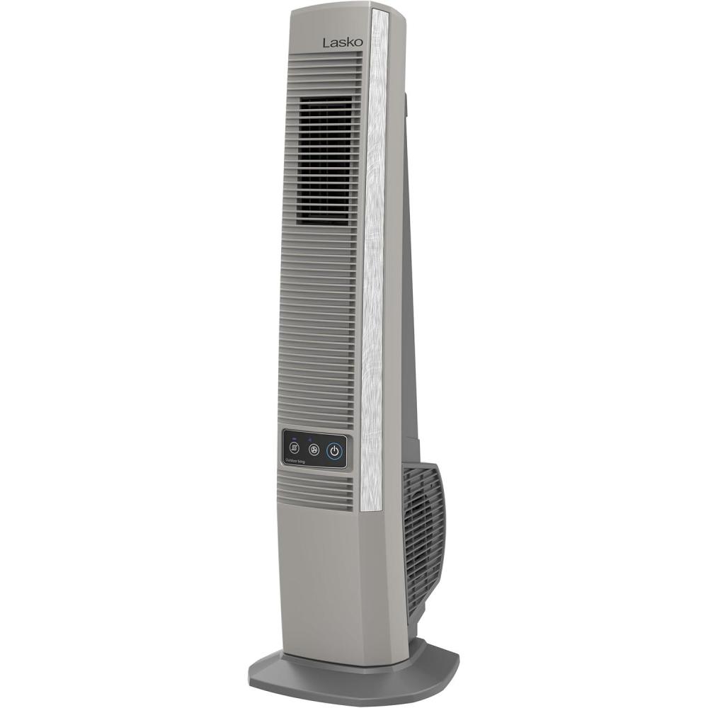 image:imageLasko Outdoor Living Oscillating Tower Fan for Decks Patios and Porches 10 Foot Power Cord 4 Refreshing Speeds 42 Beige YF202Modern