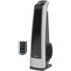 image:imageLasko High Velocity Oscillating Tower Fan 3 Powerful Speeds Timer Adjustable Directional Louvers Remote Control For Bedroom Basement Garage Use BlackSilver 35 U35120