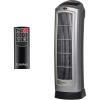 image:imageLasko Portable Oscillating Indoor Electric Ceramic Tower Space Heater with TipOver Safety Switch Overheat Protection Timer and Remote Control Safe for Home 225 Inches1500W 751321 BlackSilver