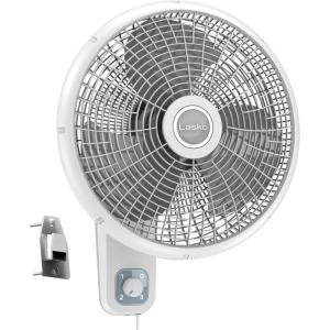 Lasko 16″ 3-Speed Oscillating Wall Mount Fan for Indoor Use, M16900, Light Grey(16 inch)