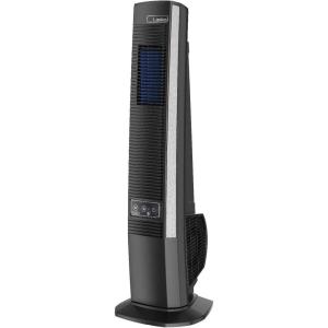 Lasko Outdoor Living Oscillating Tower Fan, for Decks, Patios and Porches, 10 Foot Power Cord, 4 Refreshing Speeds, 42″, Beige, YF202(Bluetooth)
