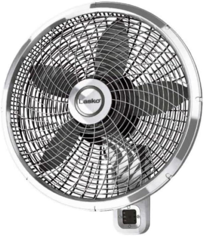 image:imageLasko Lasko18 Oscillating WallMount WRemote 3Speed M18950 Household Fans Standard