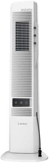 image:imageLasko Misto Outdoor Misting Tower Fan 4Speeds Internal Oscillation for Decks Patios and Porches Black YF321 Large