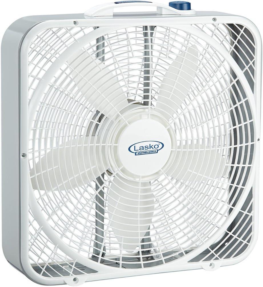 image:imageLasko Oscillating Digital Ceramic Tower Heater for Home with Adjustable Thermostat amp 20 WeatherShield Performance Box FanFeatures Innovative Wind Ring System for Up to 30 More Air 20 Inch 3720