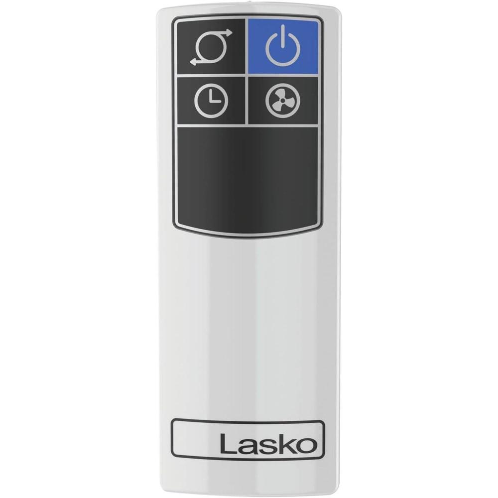 image:imageLasko 30 3Speed Oscillating Tower Fan with Timer and Remote T32202 Black