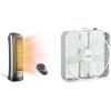 image:imageLasko Oscillating Digital Ceramic Tower Heater for Home with Adjustable Thermostat amp 20 WeatherShield Performance Box FanFeatures Innovative Wind Ring System for Up to 30 More Air 20 Inch 3720