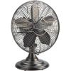 image:imageLasko Oscillating Table Top Fan Portable 3 Quiet Speeds for Bedroom Kitchen and Office 17 Bronze R12210Electric Fan