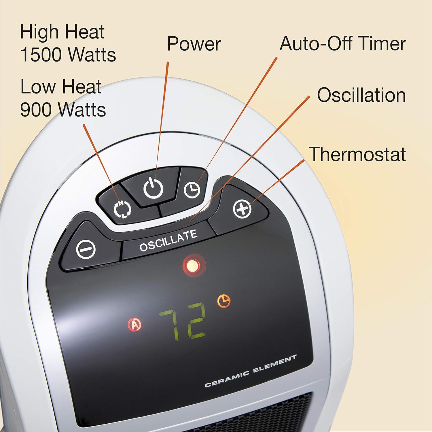 image:imageLasko Heating Space Heater 16 Inch SilverSilver 5309
