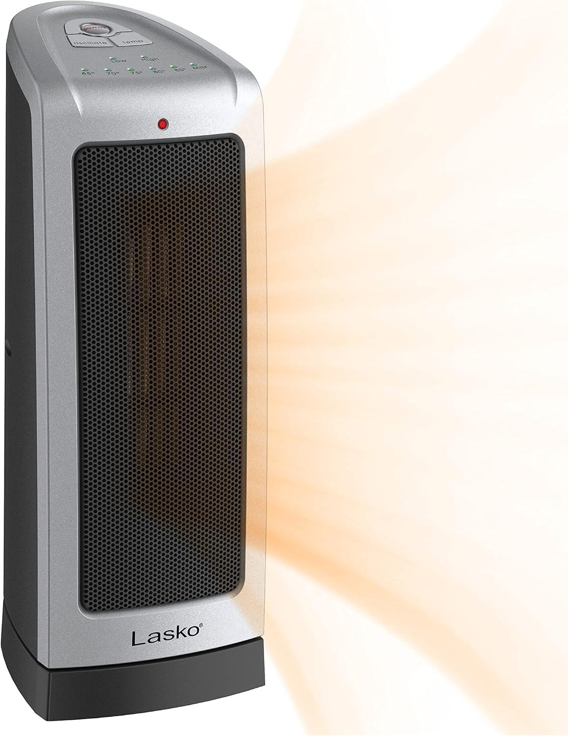 image:imageLasko Heating Space Heater 16 Inch SilverSilver 5309