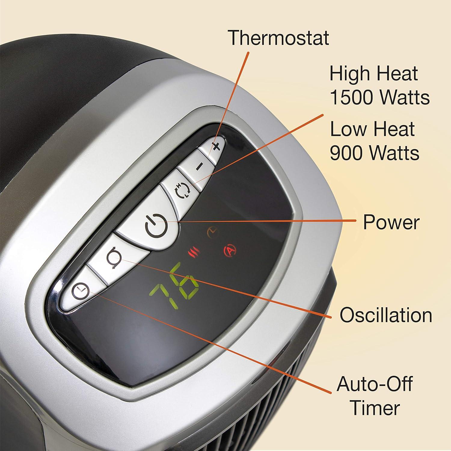 image:imageLasko Heating Space Heater 16 Inch SilverSilver 5309