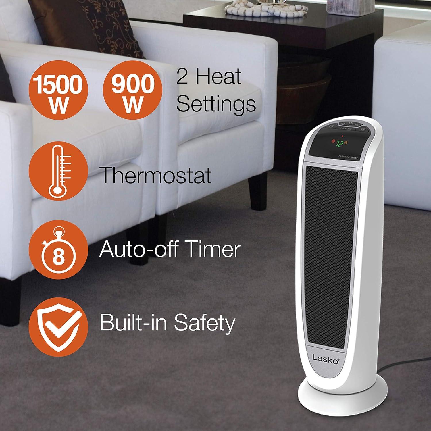 image:imageLasko Heating Space Heater 16 Inch SilverSilver 5309