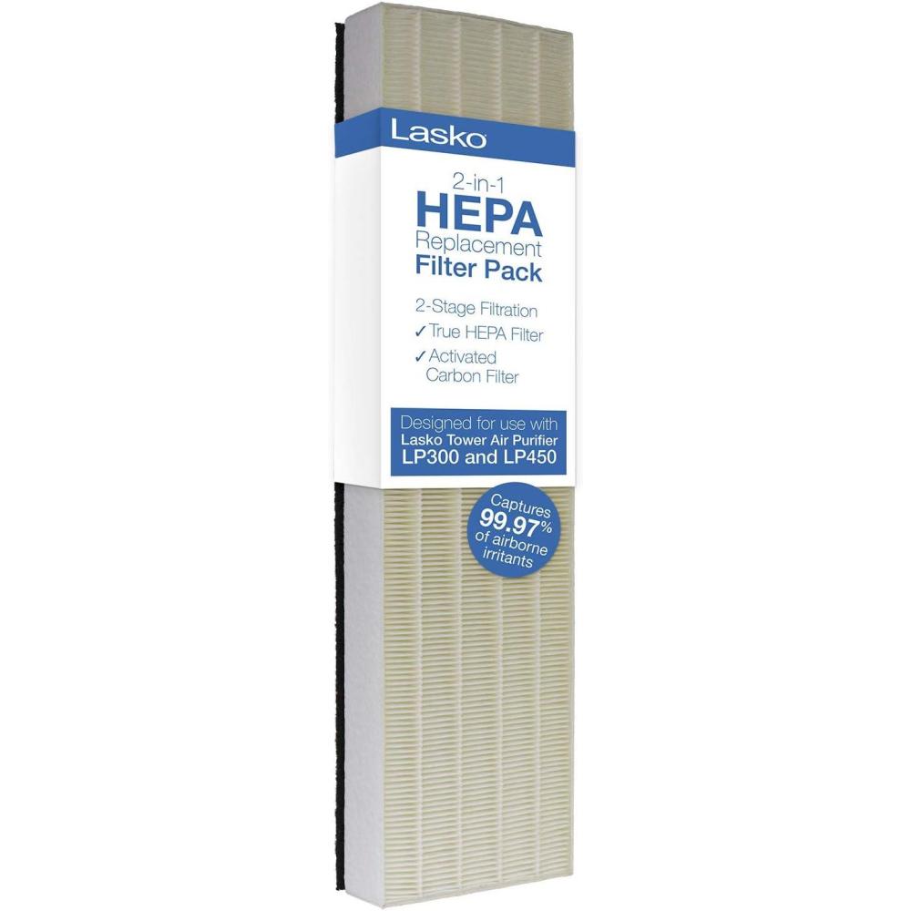 image:imageLasko YY350 HEPA amp Carbon Replacement Filter Pack for LP300 and LP450 Air Purifiers