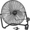 image:imageLasko 20 Black High Velocity Wall Mount Fan with Pivoting Head  3 Speeds Remote Control Ideal Wall Mount Fan or Floor Fan for Home Garage Attic H20660Black