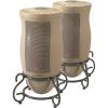 image:imageLasko 6435 Designer Series 1500 Watt Decorative Base Oscillating Ceramic Space Heater with 3 Heat Settings and Built In Safety Features Tan 2 Pack