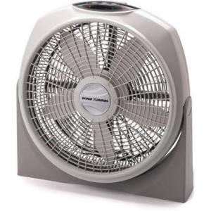 Lasko 20″ Wind Tunnel 3-Speed Fan with Remote, A20700, Gray