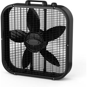 Lasko B20401 Decor Box Fan, 20″, Black(Black)