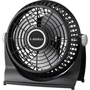 Lasko Breeze Machine Pivoting Floor/Table, 2-Speed, Black (507) Household Fans(507)
