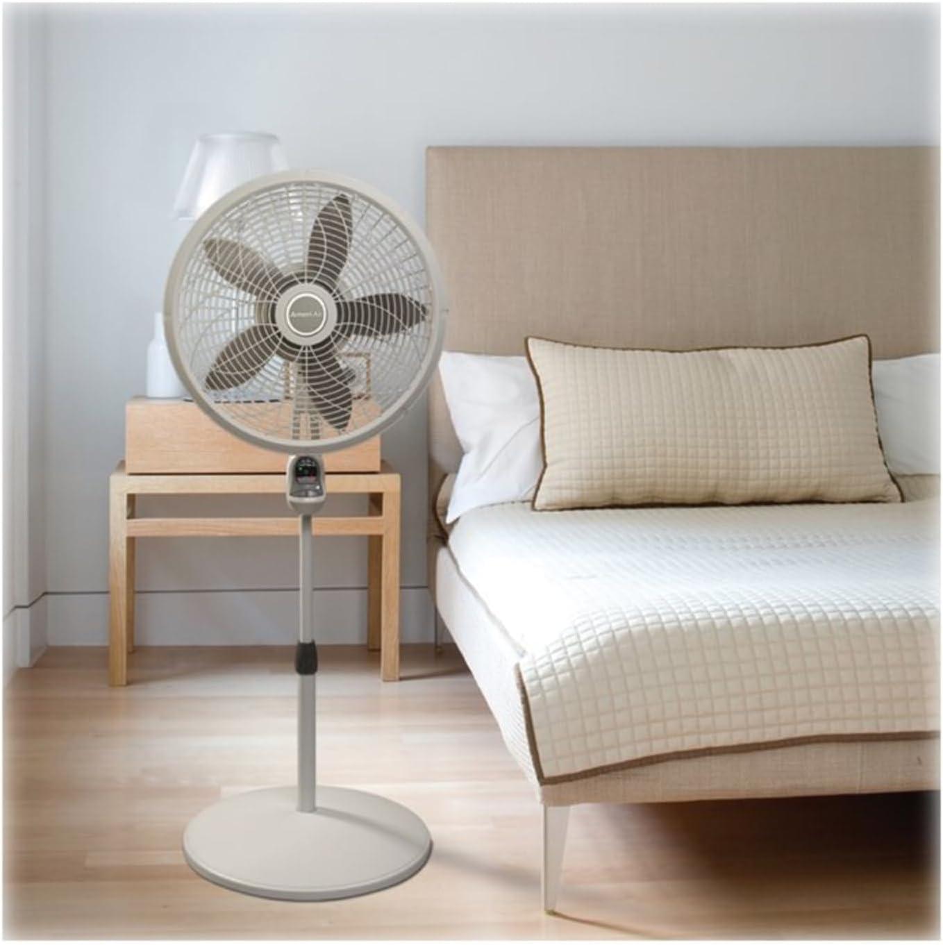 image:imageLasko Lasko18 Remote Control Elegance amp Performance Pedestal 3Speed 1850 Household Fans 26 x 21 x 6 inches White