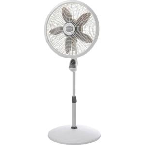 Lasko Lasko-18 Remote Control Elegance & Performance Pedestal, 3-Speed (1850) Household Fans, 26 x 21 x 6 inches, White