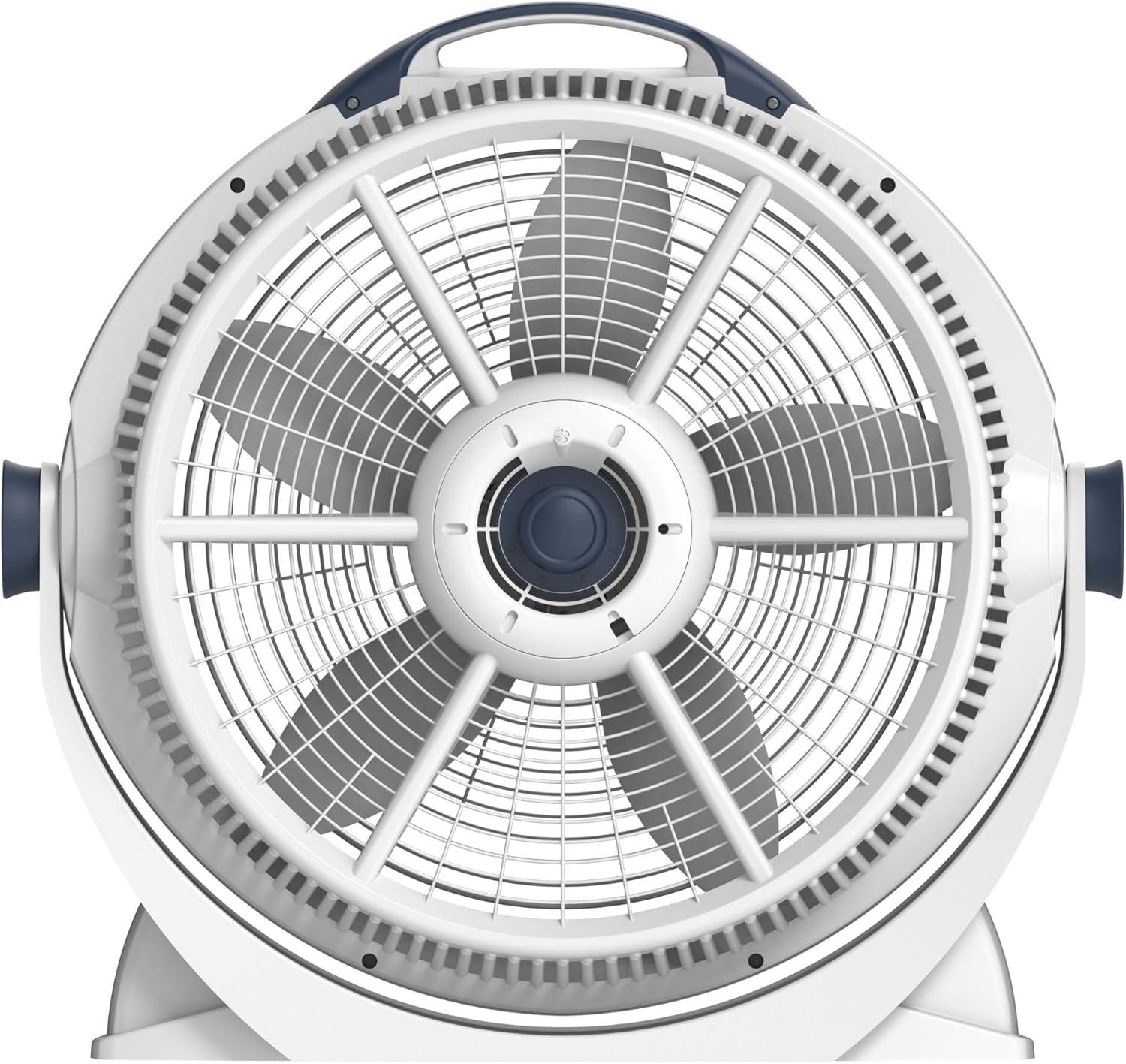 image:imageLasko WINDMACHINE 20 High Velocity Floor Fan with 3 Speeds 360 Directional Airflow Portable Air Circulator Fan for Home Garage amp Workshop Fully Assembled Gray 3301