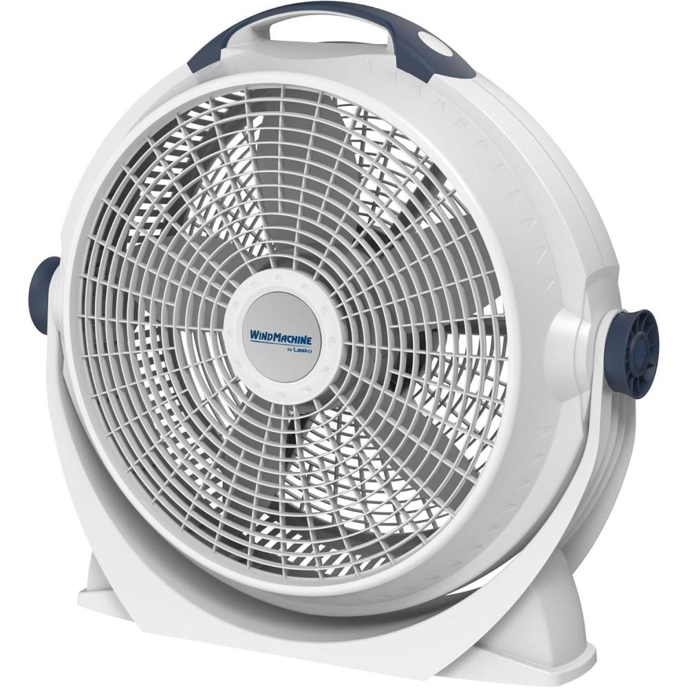 image:imageLasko WINDMACHINE 20 High Velocity Floor Fan with 3 Speeds 360 Directional Airflow Portable Air Circulator Fan for Home Garage amp Workshop Fully Assembled Gray 3301