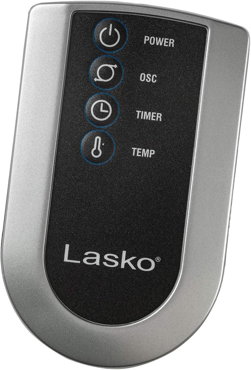 image:imageLasko Oscillating Pedestal Fan Thermostat Adjustable Height Remote Control Timer 4 Speeds for Bedroom Living Room Office amp Dorm 16 White S16614White