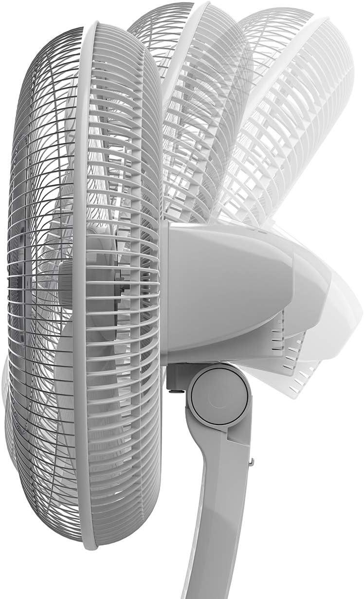 image:imageLasko Oscillating Pedestal Fan Thermostat Adjustable Height Remote Control Timer 4 Speeds for Bedroom Living Room Office amp Dorm 16 White S16614White