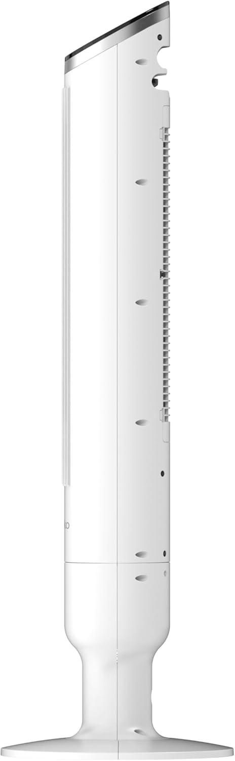 image:imageLasko 42 Apex Oscillating Tower Fan with 6 HighPerformance Speeds 4 Wind Modes 12Hr Timer 40ft Air Distance Airflow speed of 29 fts Quiet breeze as low as 29dBA Remote Control White