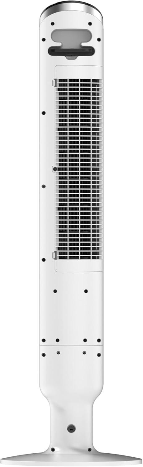 image:imageLasko 42 Apex Oscillating Tower Fan with 6 HighPerformance Speeds 4 Wind Modes 12Hr Timer 40ft Air Distance Airflow speed of 29 fts Quiet breeze as low as 29dBA Remote Control White