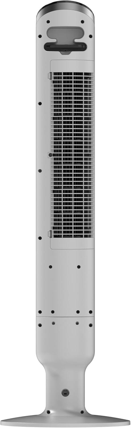 image:imageLasko 42 Apex Oscillating Tower Fan with 6 HighPerformance Speeds 4 Wind Modes 12Hr Timer 40ft Air Distance Airflow speed of 29 fts Quiet breeze as low as 29dBA Remote Control Gray