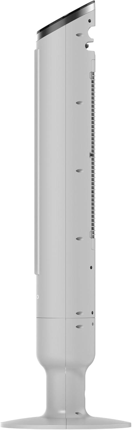 image:imageLasko 42 Apex Oscillating Tower Fan with 6 HighPerformance Speeds 4 Wind Modes 12Hr Timer 40ft Air Distance Airflow speed of 29 fts Quiet breeze as low as 29dBA Remote Control Gray