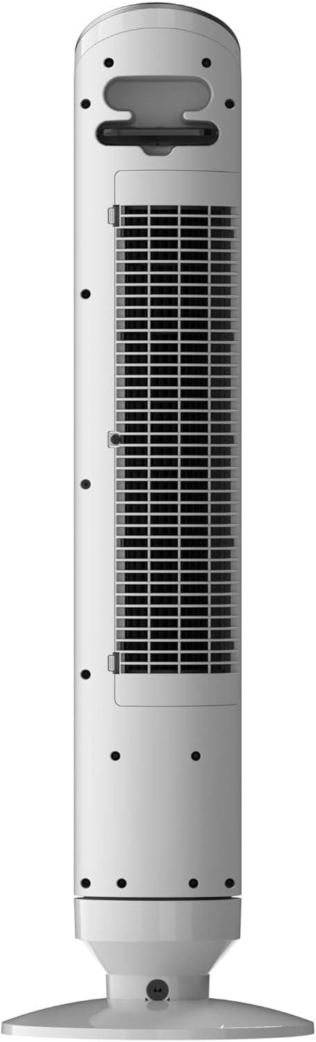 image:imageLasko Ascend 36 Tower Fan 4 Speeds Timer 40ft Air Distance Filtration Air sense Technology 29 fts Airflow Quiet as low as 29dBA Remote Gray