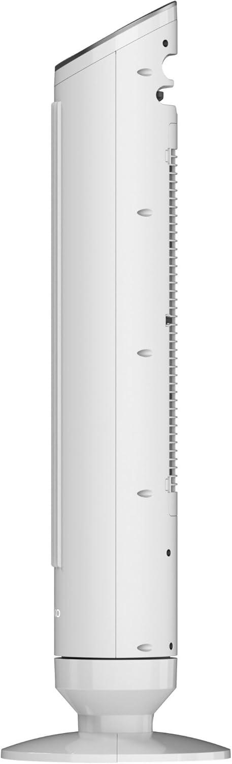 image:imageLasko Ascend 36 Tower Fan 4 Speeds Timer 40ft Air Distance Filtration Air sense Technology 29 fts Airflow Quiet as low as 29dBA Remote Gray