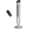 image:imageLasko 42 Apex Oscillating Tower Fan with 6 HighPerformance Speeds 4 Wind Modes 12Hr Timer 40ft Air Distance Airflow speed of 29 fts Quiet breeze as low as 29dBA Remote Control Gray