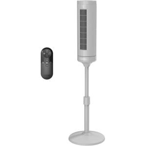 Lasko Elevation 54″ Oscillating DC Motor Pedestal Fan with Remote Control, Gray